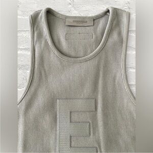 Fear of God Essentials Waffle Tank “Seal”, new with tags